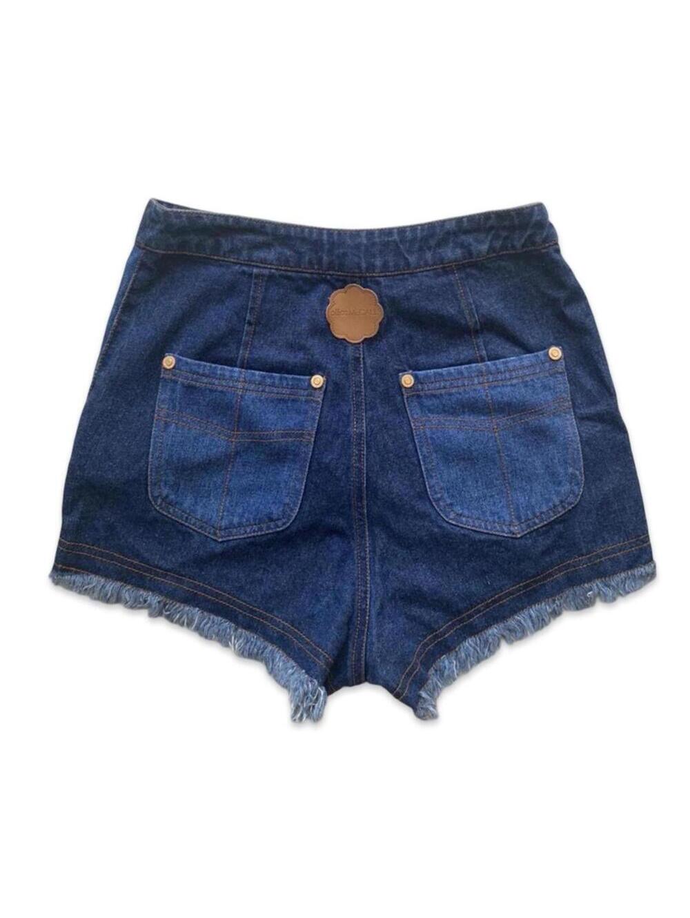 Alice McCall Denim Shorts Navy